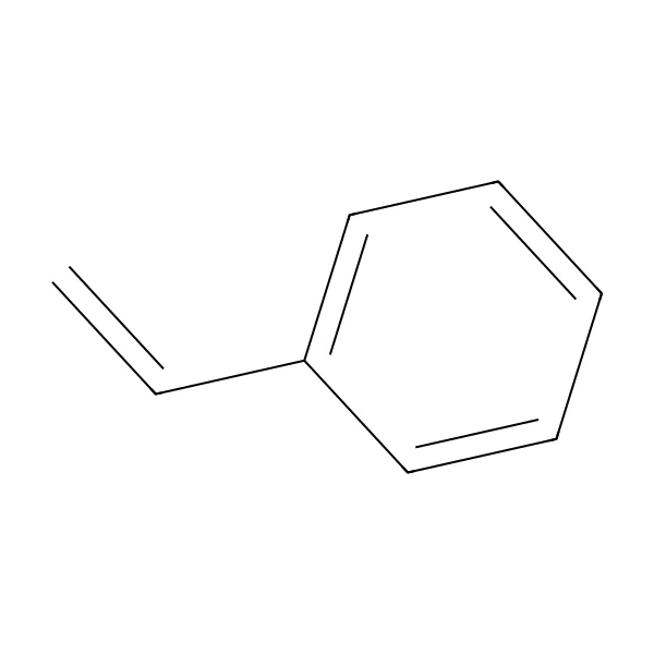 Stiren molekül yapısı — CAS 100-42-5