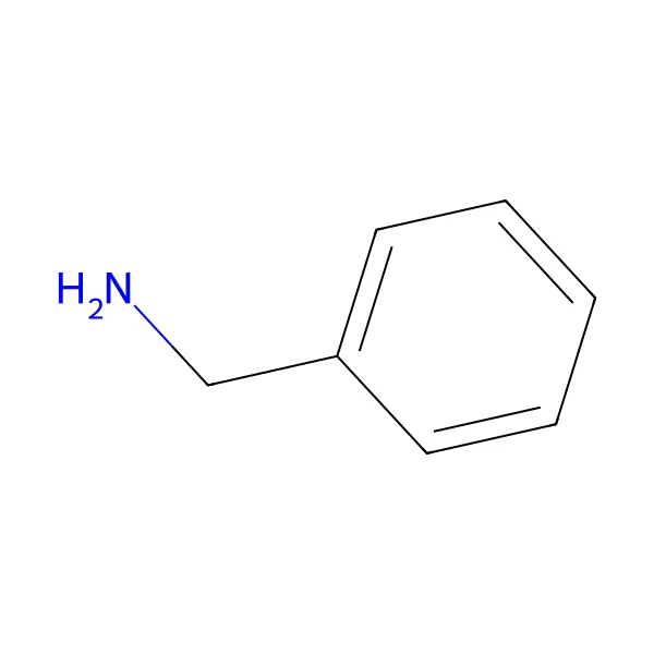 Benzilamin molekül yapısı — CAS 100-46-9