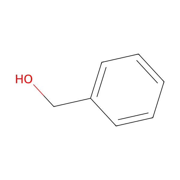 Benzil alkol molekül yapısı — CAS 100-51-6