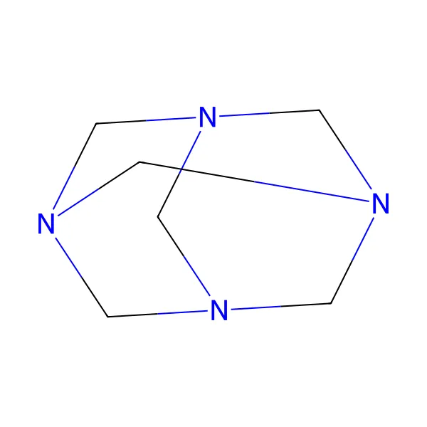 Heksametilentetramin molekül yapısı — CAS 100-97-0