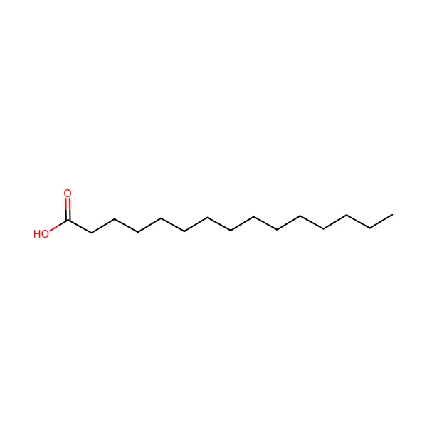 Pentadekanoik asit molekül yapısı — CAS 1002-84-2