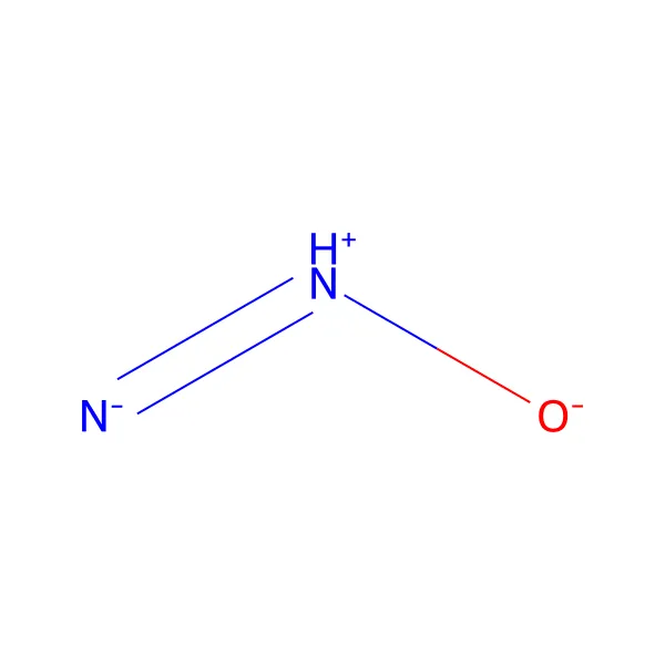 Azot Oksit molekül yapısı — CAS 10024-97-2