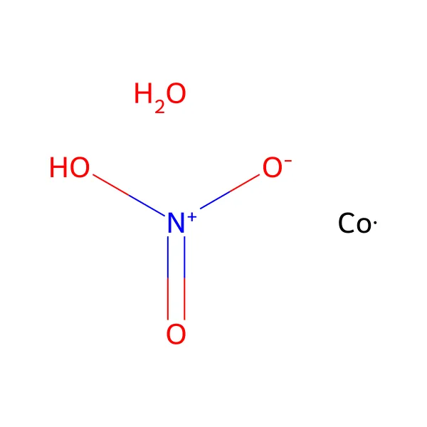 Kobalt nitrat hekzahidrat molekül yapısı — CAS 10026-22-9