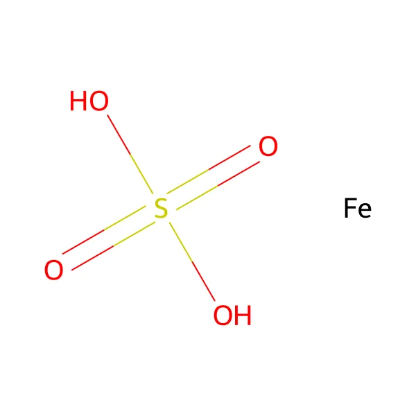 Ferrik sülfat molekül yapısı — CAS 10028-22-5