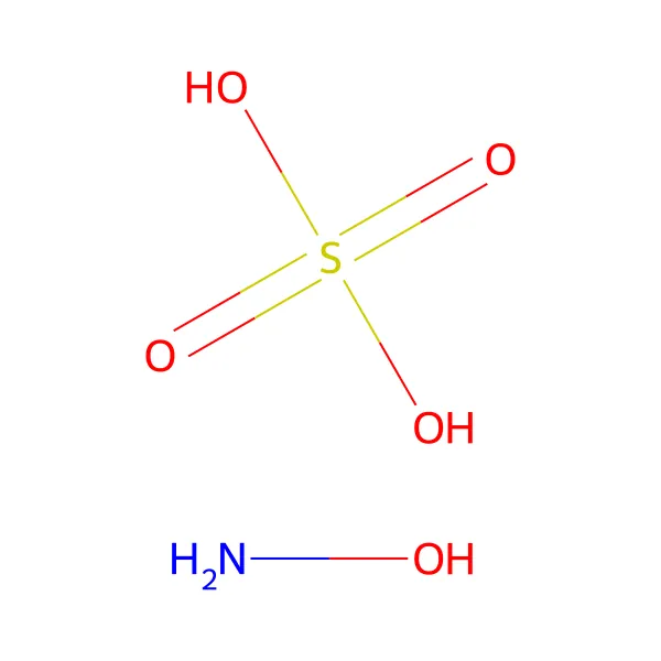 Hidroksilamonyum sülfat molekül yapısı — CAS 10039-54-0