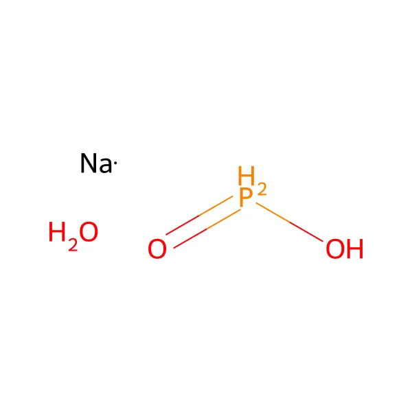 Sodyum hipofosfit monohidrat molekül yapısı — CAS 10039-56-2