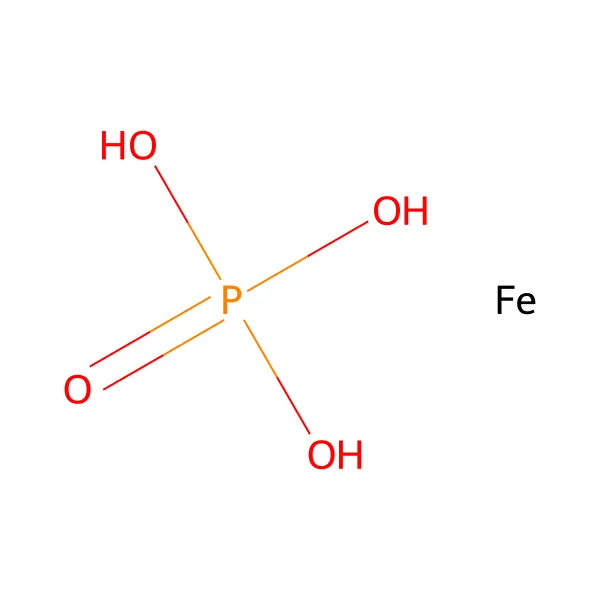 Demir fosfat molekül yapısı — CAS 10045-86-0