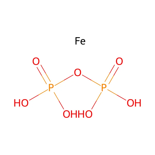 Demir pirofosfat molekül yapısı — CAS 10058-44-3