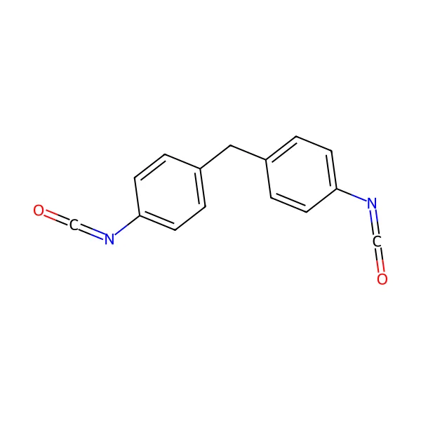 Difenilmetan diizosiyanat molekül yapısı — CAS 101-68-8