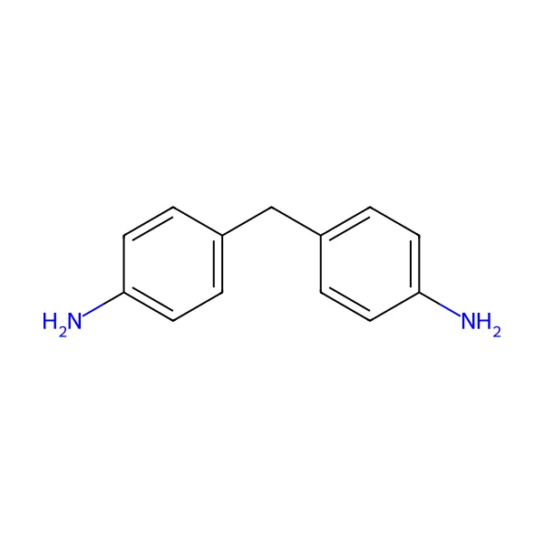 4,4-Diaminodifenilmetan molekül yapısı — CAS 101-77-9