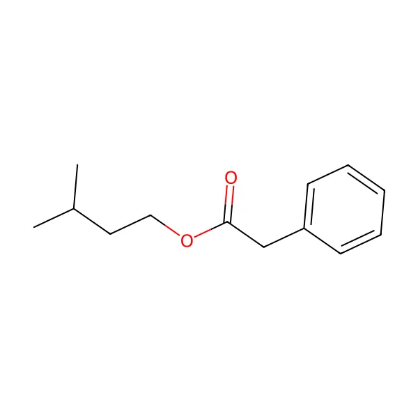 İzoamil fenilasetat molekül yapısı — CAS 102-19-2