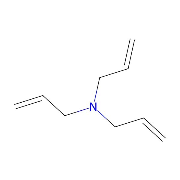 Triallilamin molekül yapısı — CAS 102-70-5