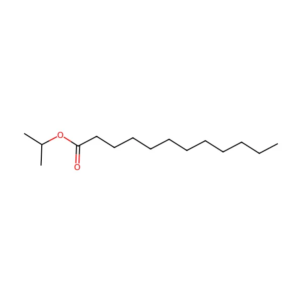 İzopropil laurat molekül yapısı — CAS 10233-13-3