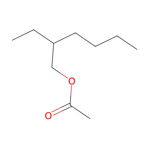 2-Etilheksil asetat molekül yapısı — CAS 103-09-3