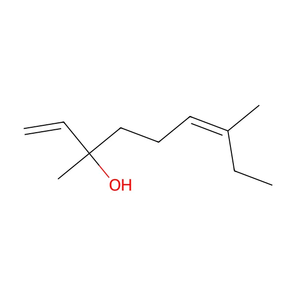 Etil linalool molekül yapısı — CAS 10339-55-6