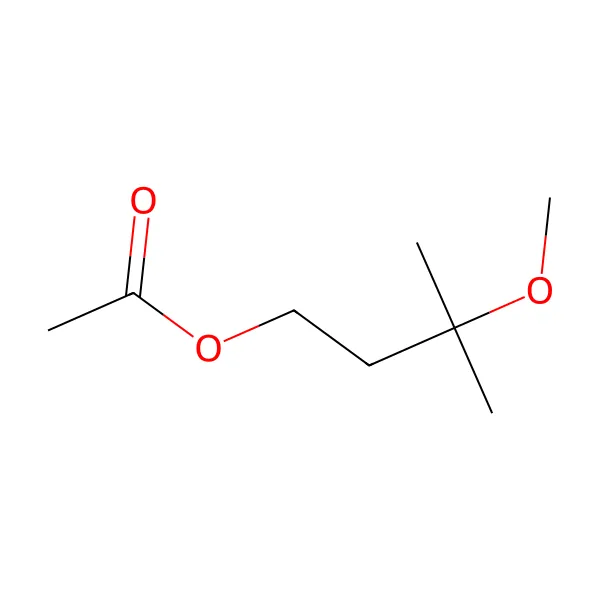 3-metoksi-3-metilbütil asetat molekül yapısı — CAS 103429-90-9
