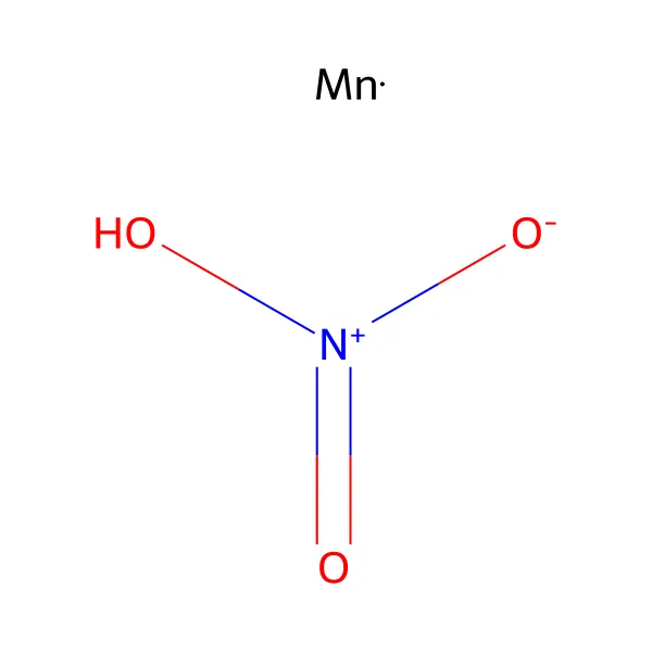 Manganez Nitrat molekül yapısı — CAS 10377-66-9