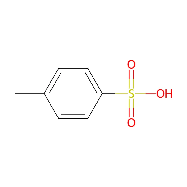 p-Toluensülfonik asit molekül yapısı — CAS 104-15-4