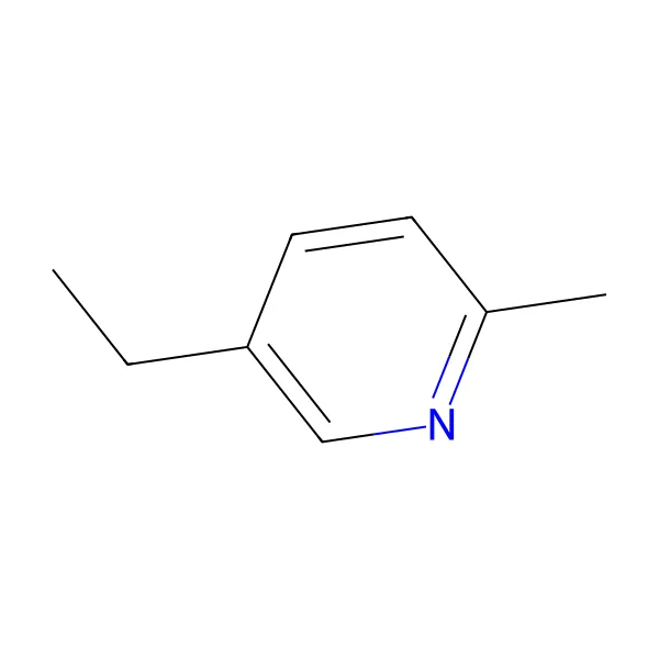 5-etil-2-metilpiridin molekül yapısı — CAS 104-90-5