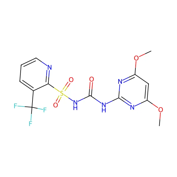 Flazasülfüron molekül yapısı — CAS 104040-78-0