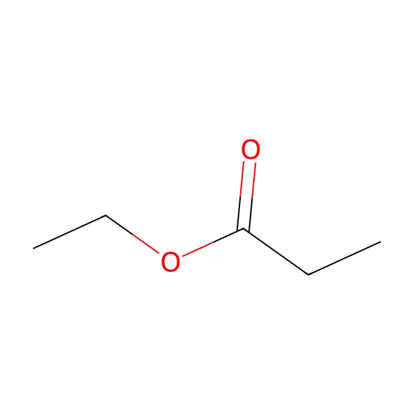 Etil propiyonat molekül yapısı — CAS 105-37-3