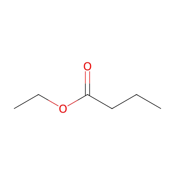 Etil bütirat molekül yapısı — CAS 105-54-4