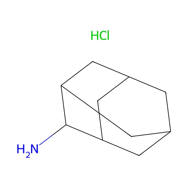 2-Adamantanamin hidroklorür molekül yapısı — CAS 10523-68-9