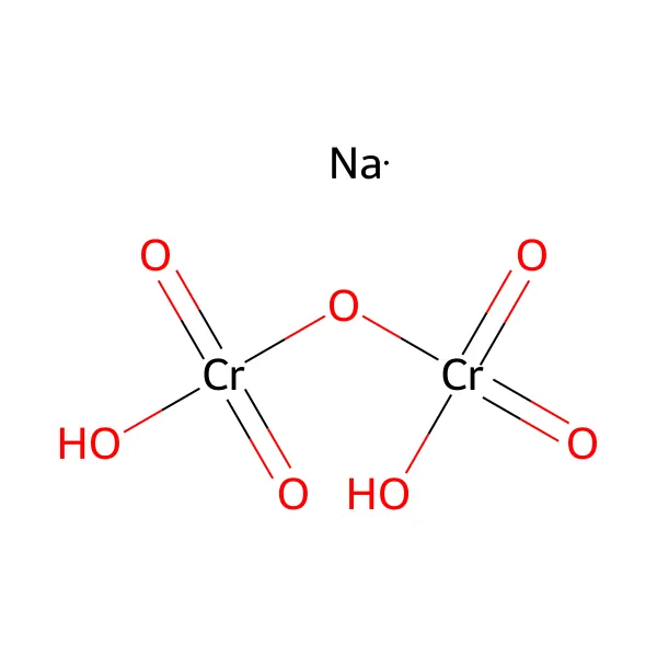 Sodyum dikromat molekül yapısı — CAS 10588-01-9