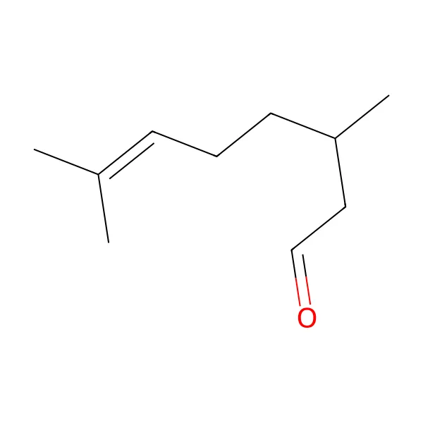 Sitronellal molekül yapısı — CAS 106-23-0