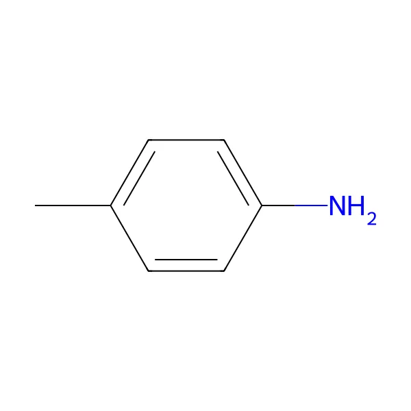 p-toluidin molekül yapısı — CAS 106-49-0