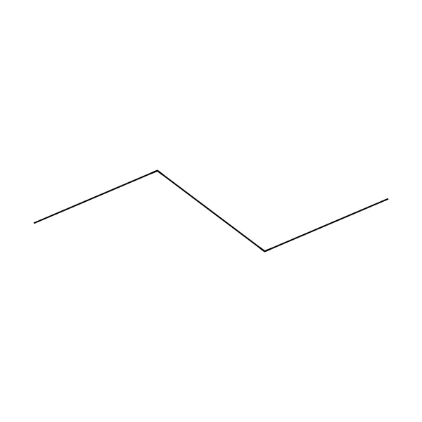 Bütan molekül yapısı — CAS 106-97-8