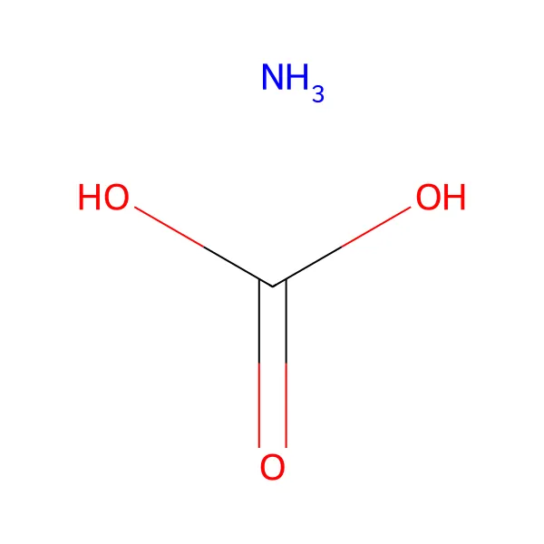 Amonyum bikarbonat molekül yapısı — CAS 1066-33-7