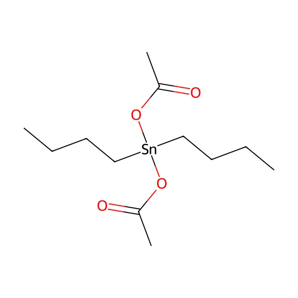 Dibutiltin diasetat molekül yapısı — CAS 1067-33-0