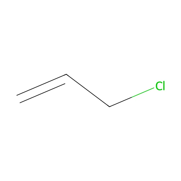 Allil klorür molekül yapısı — CAS 107-05-1