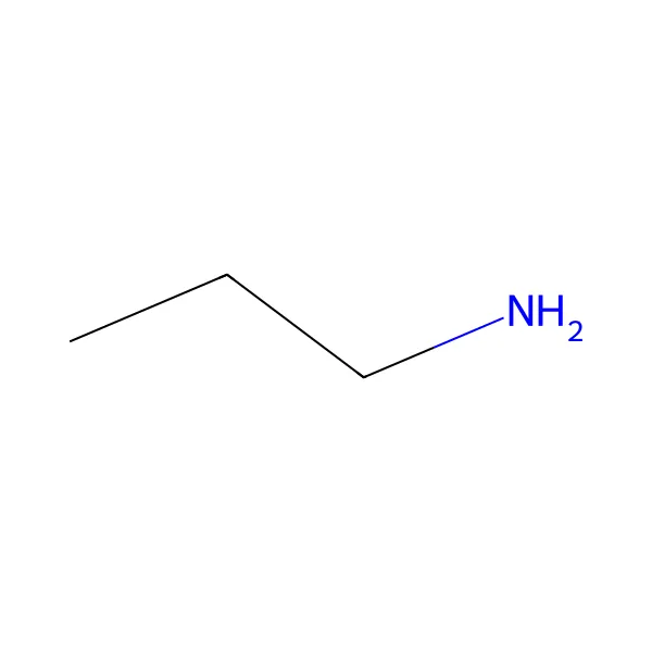 Propilamin molekül yapısı — CAS 107-10-8