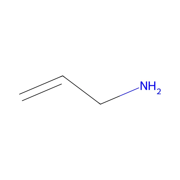 Allilamin molekül yapısı — CAS 107-11-9
