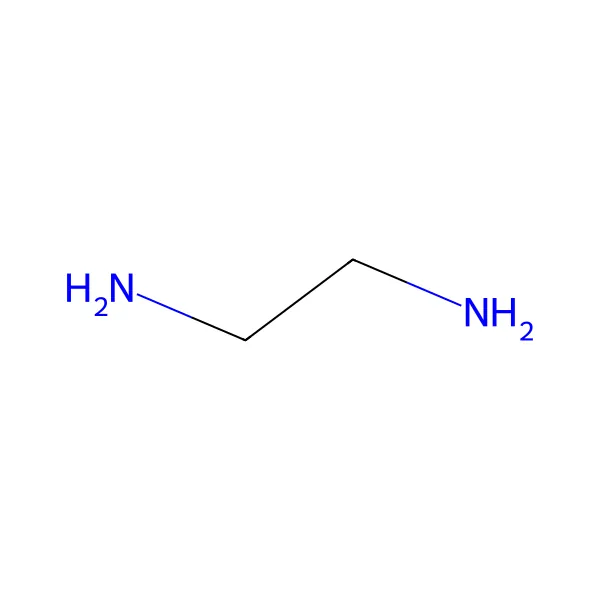 Etilendiamin molekül yapısı — CAS 107-15-3