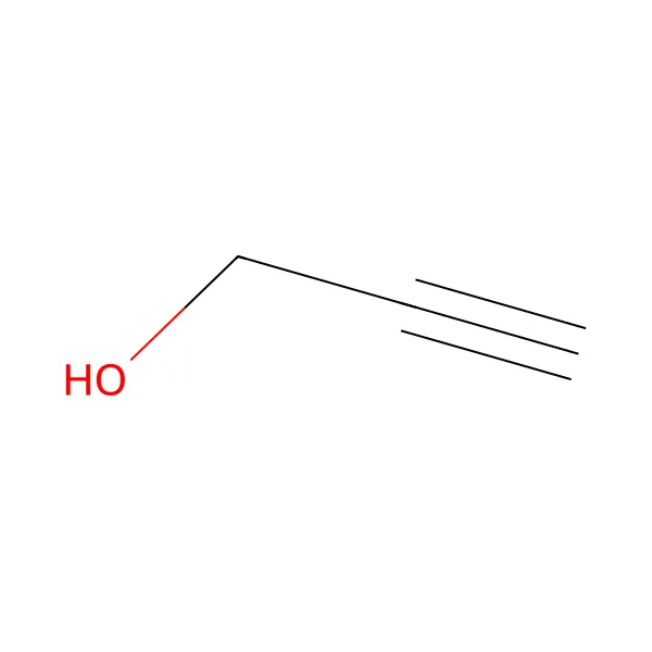 Propargil alkol molekül yapısı — CAS 107-19-7