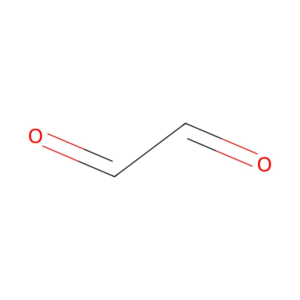 Glioksal molekül yapısı — CAS 107-22-2