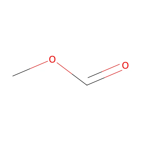 Metil format molekül yapısı — CAS 107-31-3