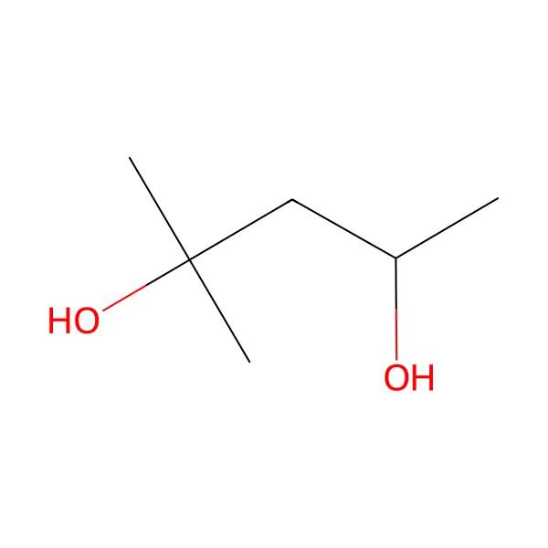Heksilen glikol molekül yapısı — CAS 107-41-5