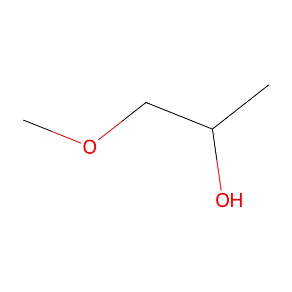 1-Metoksi-2-Propanol molekül yapısı — CAS 107-98-2