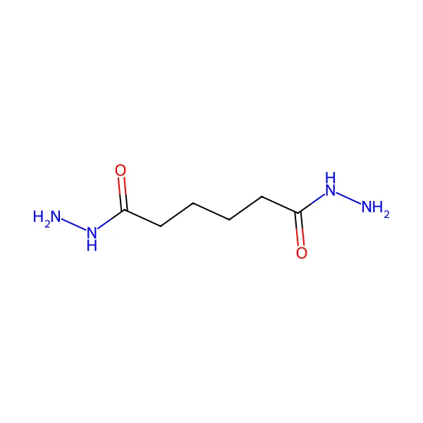 Adipik asit dihidrazit molekül yapısı — CAS 1071-93-8