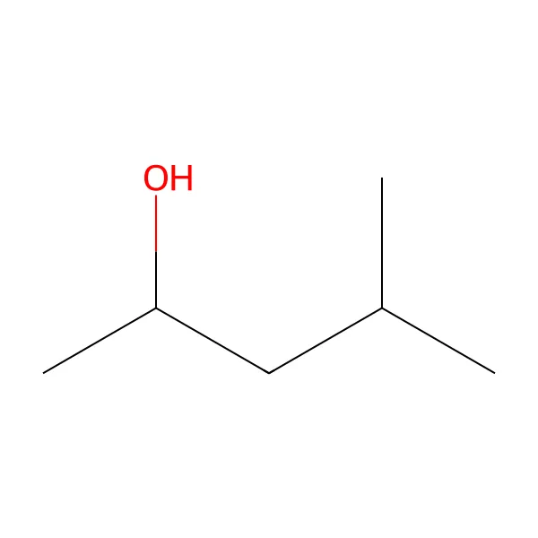 4-Metil-2-pentanol molekül yapısı — CAS 108-11-2