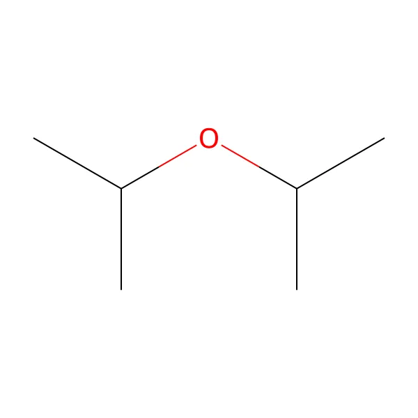 Diizopropil eter molekül yapısı — CAS 108-20-3