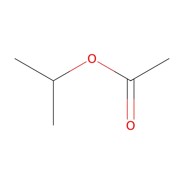 İzopropil asetat molekül yapısı — CAS 108-21-4