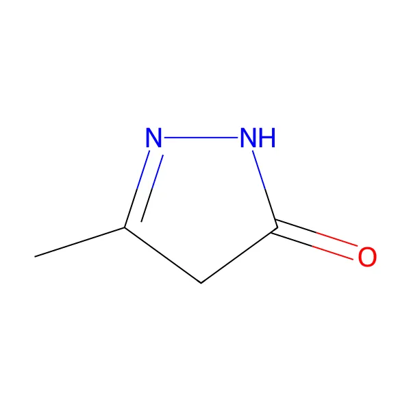 3-metil-5-pirazolon molekül yapısı — CAS 108-26-9