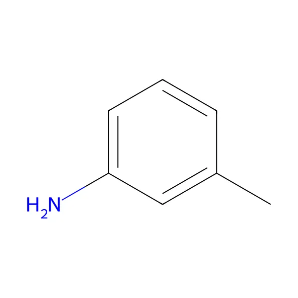 m-Toluidin molekül yapısı — CAS 108-44-1