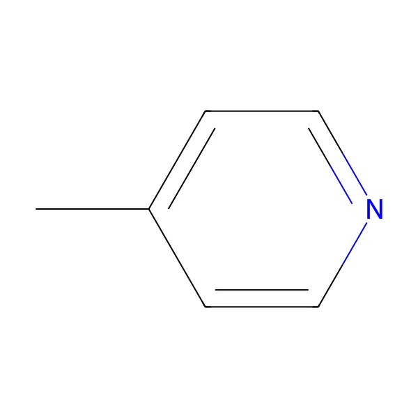 4-metilpiridin molekül yapısı — CAS 108-89-4