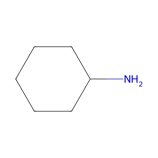 Sikloheksilamin molekül yapısı — CAS 108-91-8